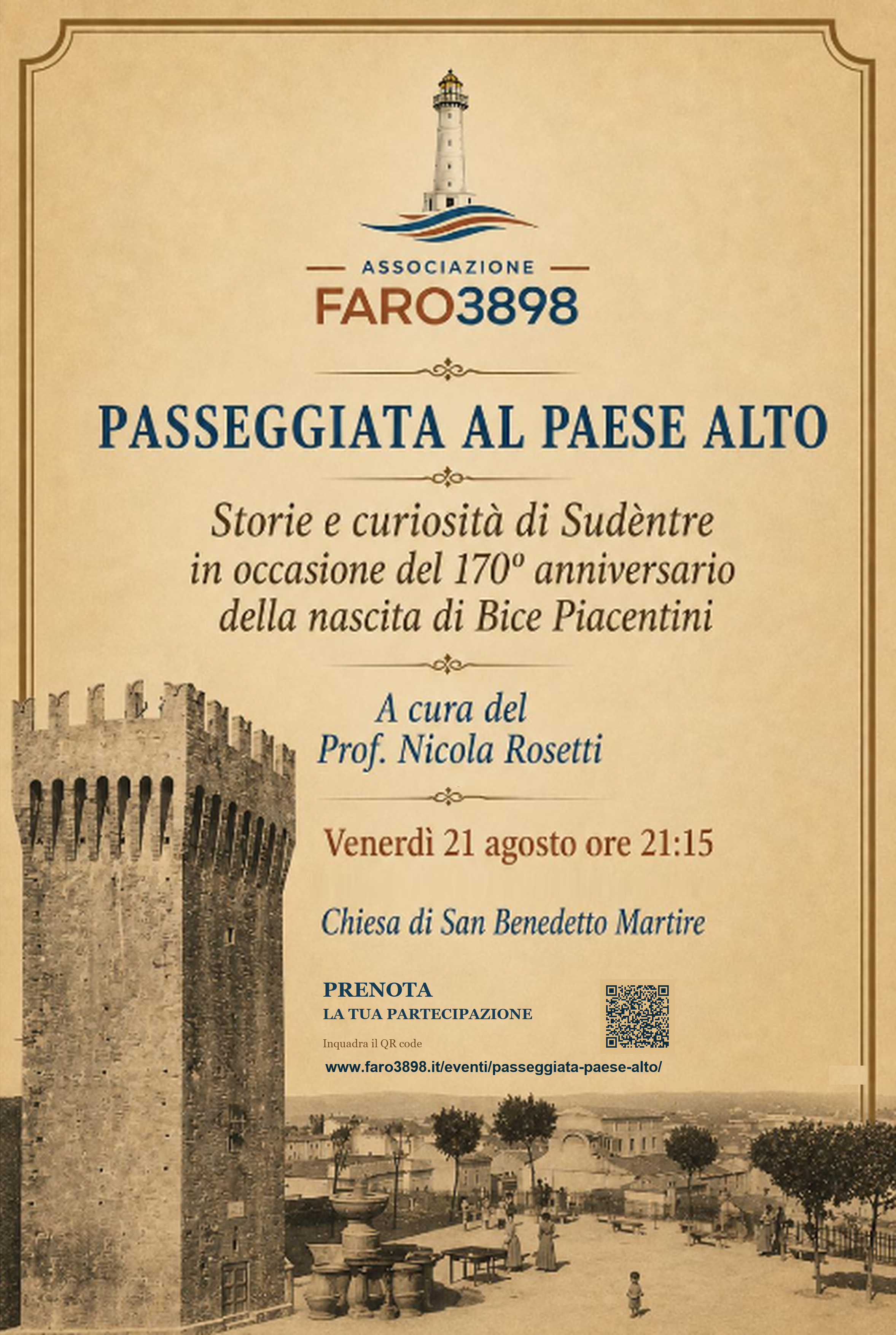 Locandina: Passeggiata al Paese Alto